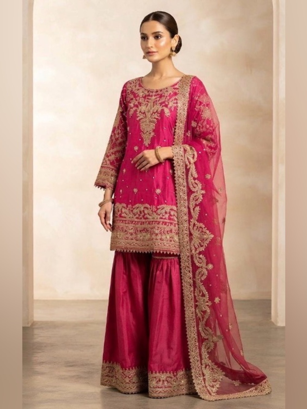 Fuschia Pink Salwar Suit